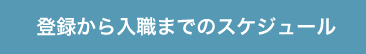 登録から入職までのスケジュール（例）